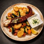 Oktopus gegrillt